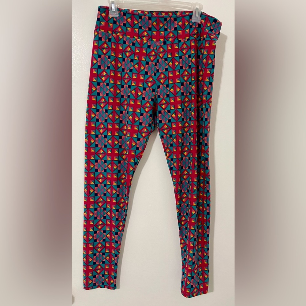 LuLaRoe Colorful Geometric Leggings